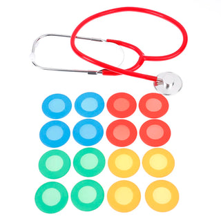 4Pcs Disposable Silicone Stethoscope Diaphragm Cover