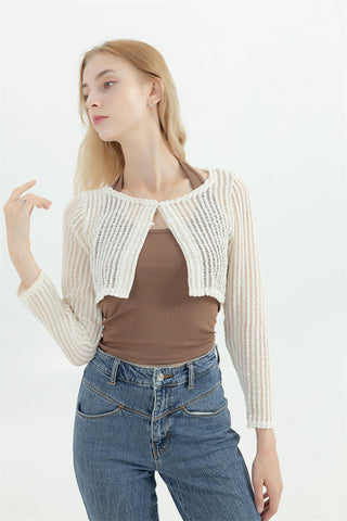 Y2K Halter Hollow Out Knit Top