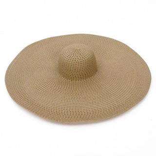 Oversized Wide Brim Beach Straw Hat