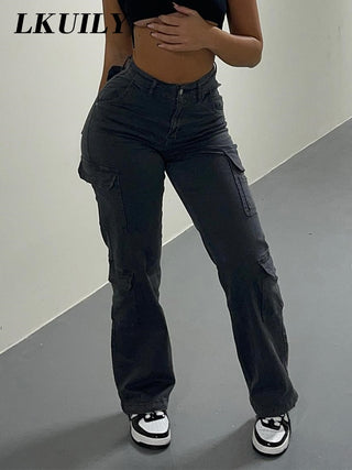 High Waist Cargo Pants