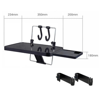 Foldable Car Steering Wheel Tray and Desk Useful for Home Health and Hospice Clinician’s Patient Visit