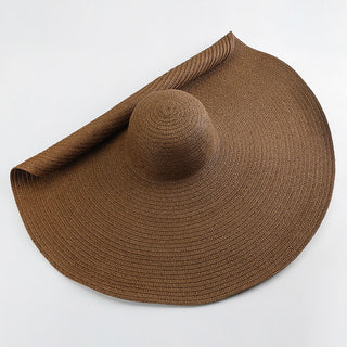 Oversized Wide Brim Beach Straw Hat