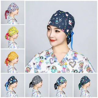 Operating Room Printed Scrub Cap