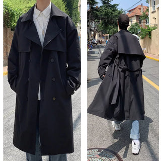 Loose Long Trench Overcoat