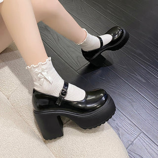 Platform Buckle Strap Mary Jane Shoes