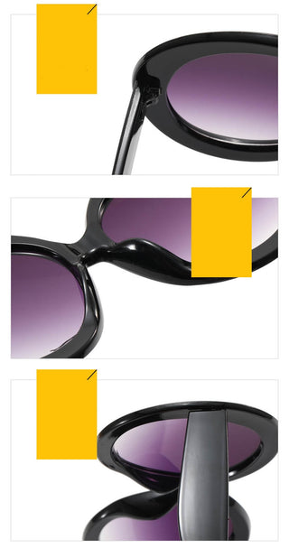 Retro Oversized Round Sunglasses