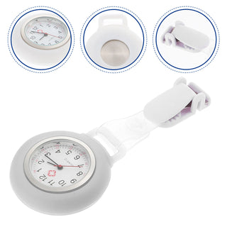 Professional Nurse Multi-Function Clip Watch Portable Pocket