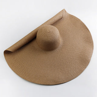 Oversized Wide Brim Beach Straw Hat