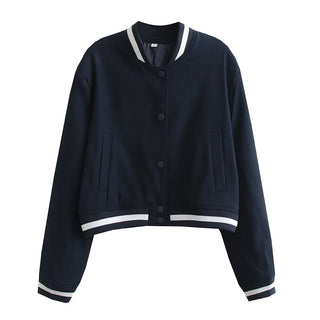 O-Neck Casual Bomber Jacket