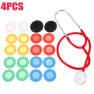 4Pcs Disposable Silicone Stethoscope Diaphragm Cover