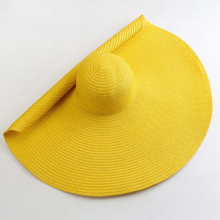 Oversized Wide Brim Beach Straw Hat