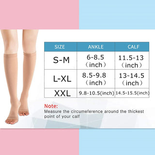 Medical Toeless Support Compression Socks