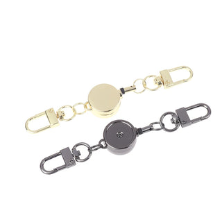 Retractable Key Holder Anti-theft Metal