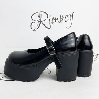 Platform Buckle Strap Mary Jane Shoes