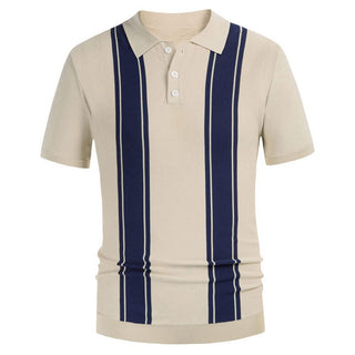 Knitted Striped Polo Shirt (See more options)