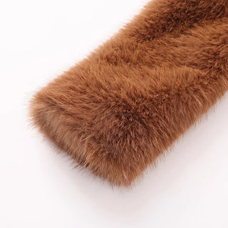 Fake Fox Fur Jacket Overcoat