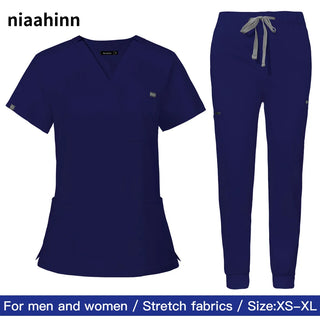 V-neck Jogger Scrubs Hospital Uniform