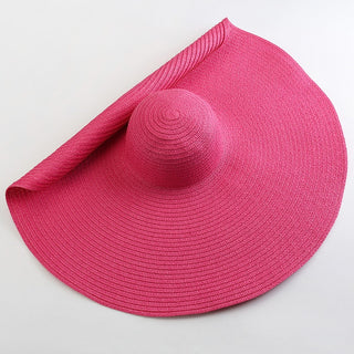 Oversized Wide Brim Beach Straw Hat