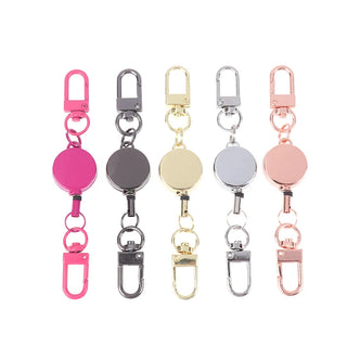 Retractable Key Holder Anti-theft Metal