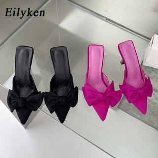 Butterfly-knot Pointed Toe High Heel Shoes