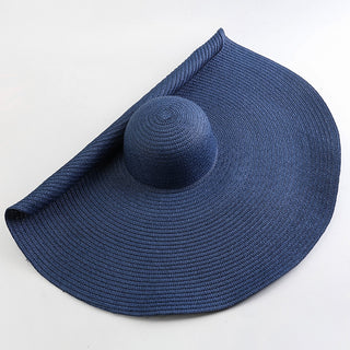 Oversized Wide Brim Beach Straw Hat