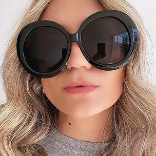 Retro Oversized Round Sunglasses