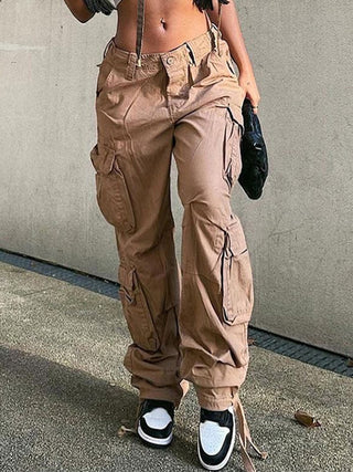 High Waist Cargo Pants