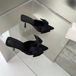 Butterfly-knot Pointed Toe High Heel Shoes