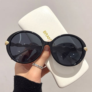 Retro Gradient Round Sunglasses Women