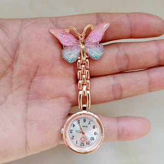 Butterfly Alloy Pocket Watches