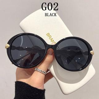 Retro Gradient Round Sunglasses Women