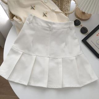 Pleated Pencil Skort