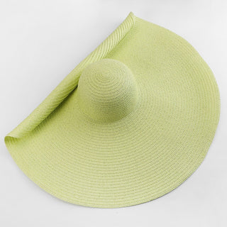 Oversized Wide Brim Beach Straw Hat