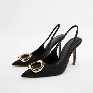 Slingback Pointed Toe Heeled Shoes (See more options)