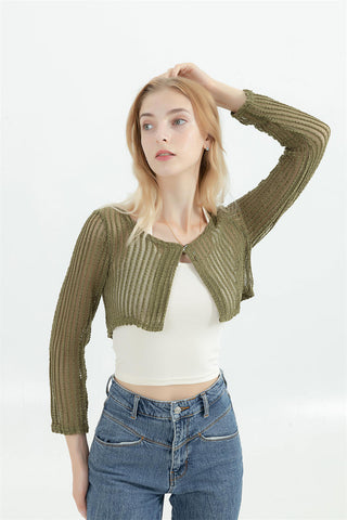 Y2K Halter Hollow Out Knit Top