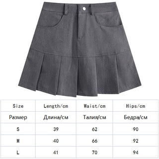 Pleated Pencil Skort