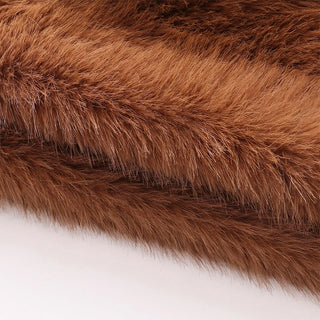 Fake Fox Fur Jacket Overcoat