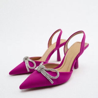 Slingback Pointed Toe Heeled Shoes (See more options)