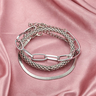 3PCS/Set Chain Bracelets