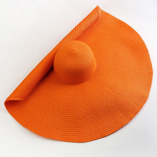 Oversized Wide Brim Beach Straw Hat