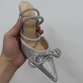 Rhinestones Bowknot Shoes