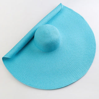 Oversized Wide Brim Beach Straw Hat