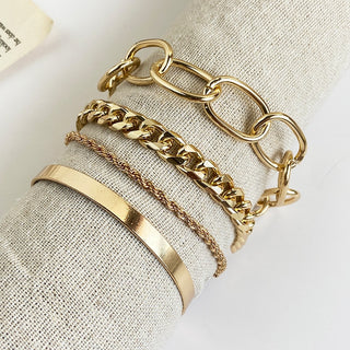 3PCS/Set Chain Bracelets