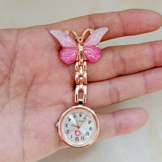 Butterfly Alloy Pocket Watches