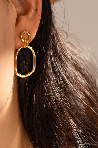 18K Gold-Plated Dangle Earrings (Available in USA ONLY)