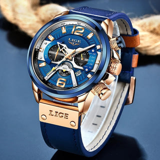 Top Brand Luxury Military Leather Wrist Watches