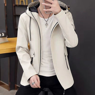 Trench Coat Hooded Jacket