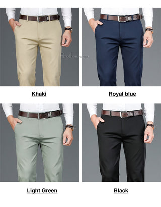 Bamboo Fiber Classic Style Business Pants