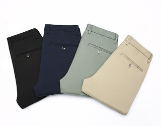 Bamboo Fiber Classic Style Business Pants