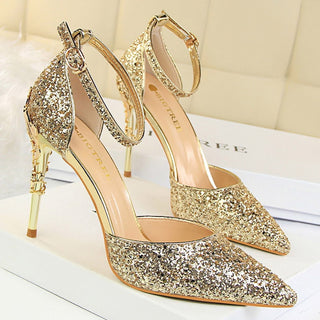 Rhinestones High Heels Stiletto